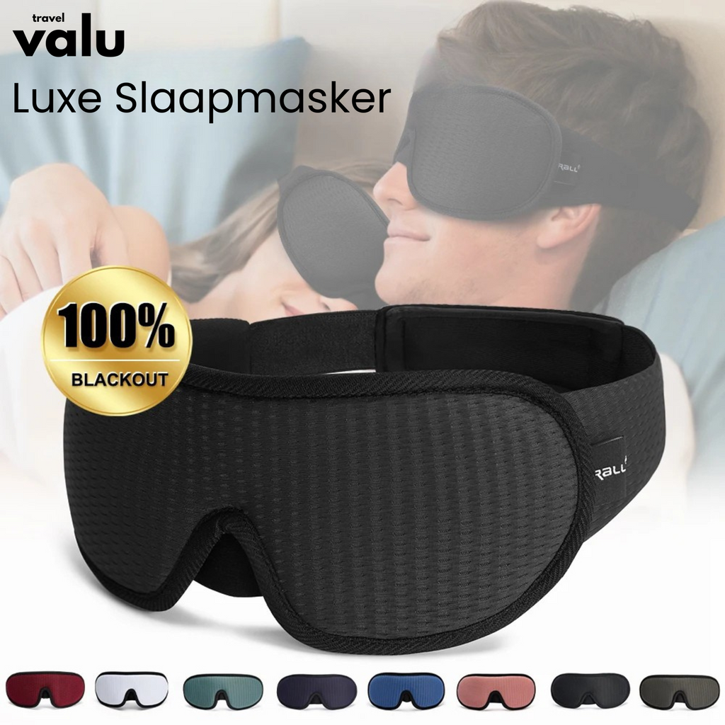 Valu 3D Slaapmasker – Lichtdicht & Ergonomisch