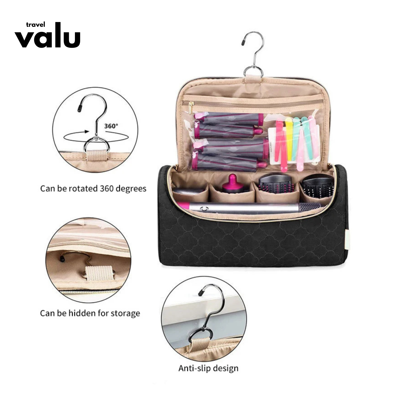 Valu Draagbare Reistas voor Stylingtools