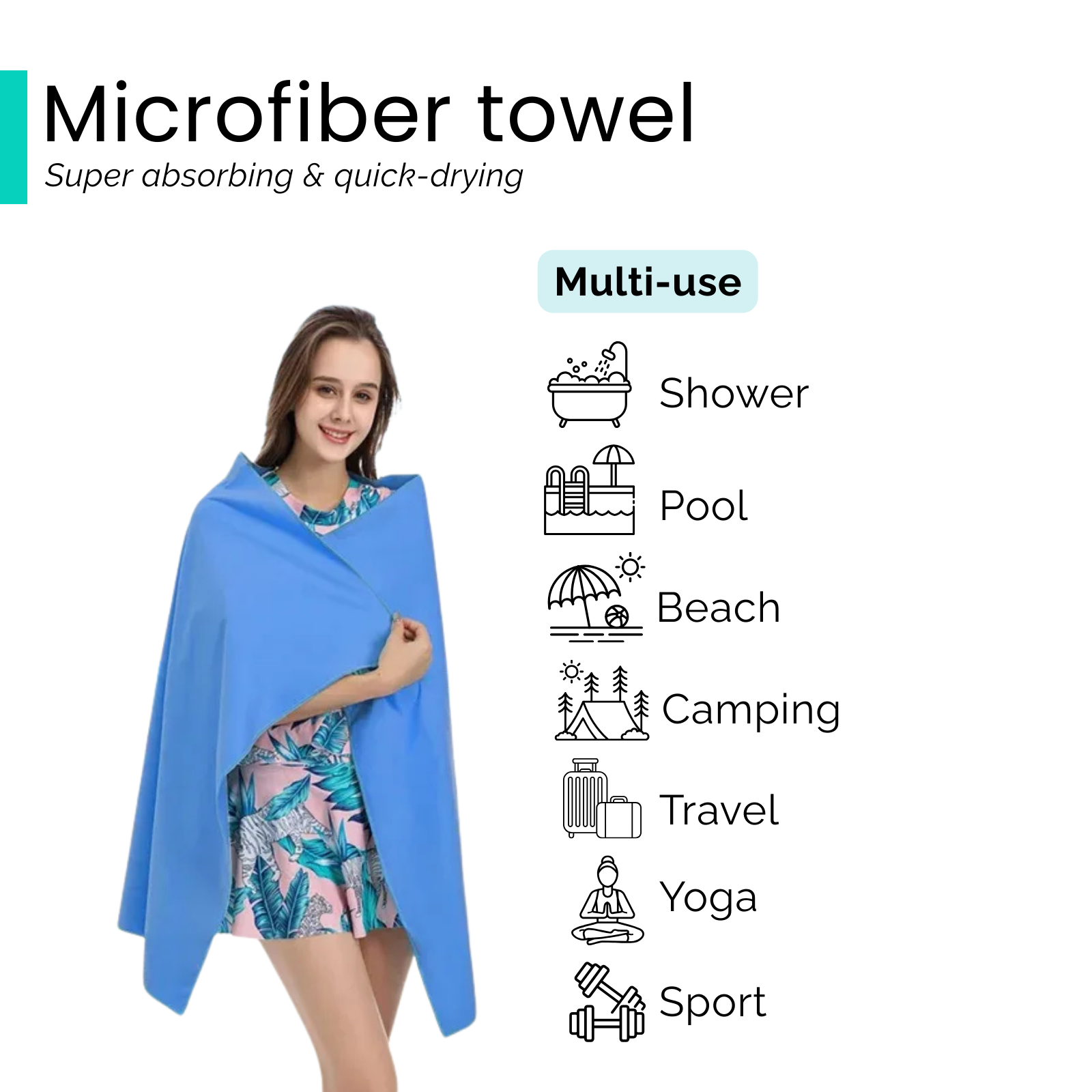 Valu Sneldrogende Microvezel Reishanddoek