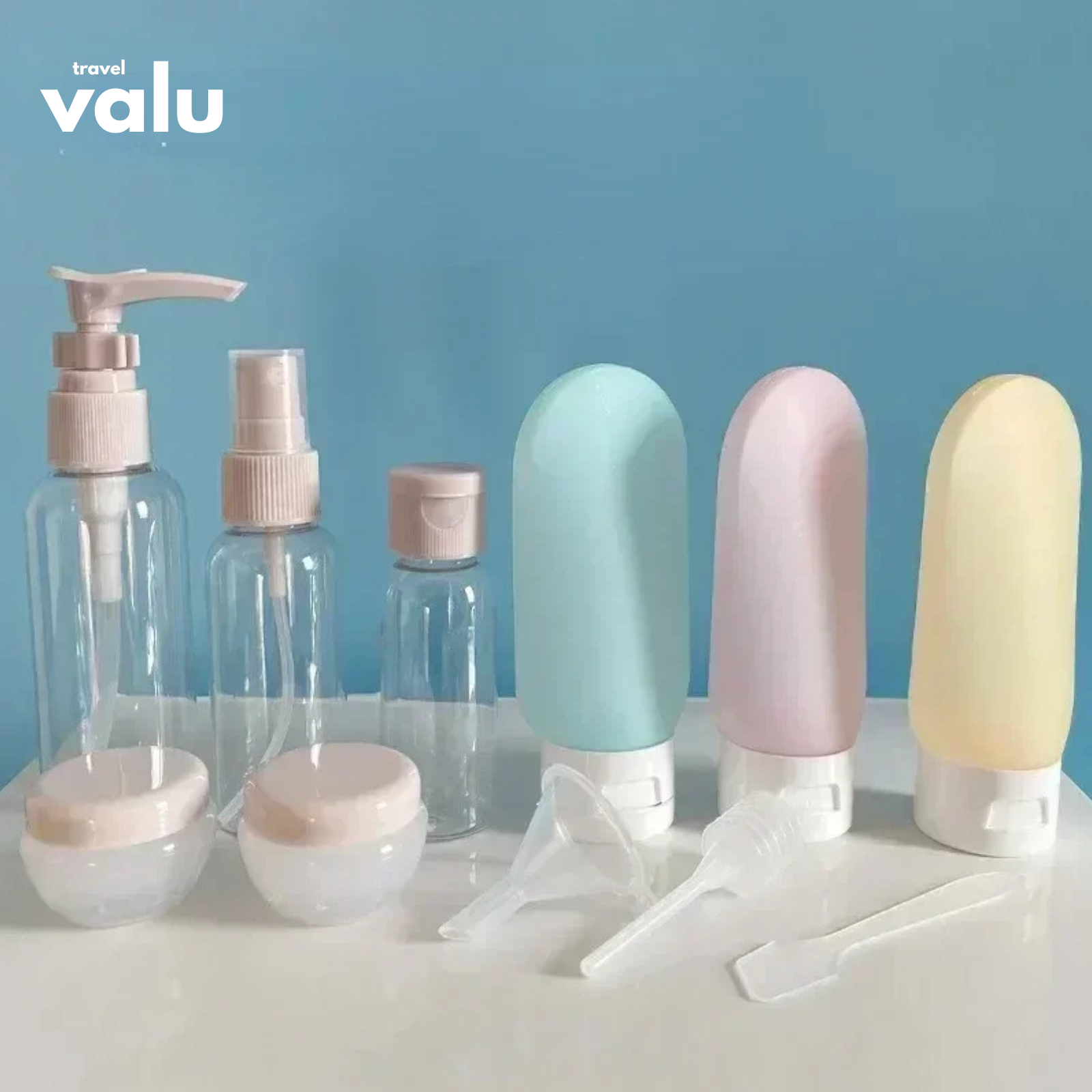 Valu Complete 11-delige Reisflessenset