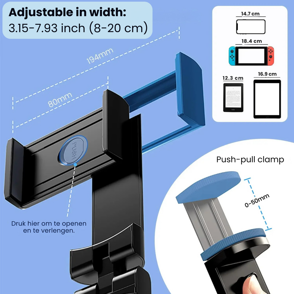 Valu Ultimate Reishouder voor Tablet & Telefoon