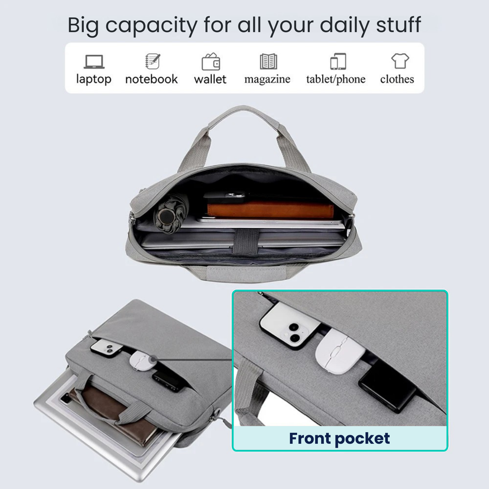 Valu Waterdichte Laptoptas