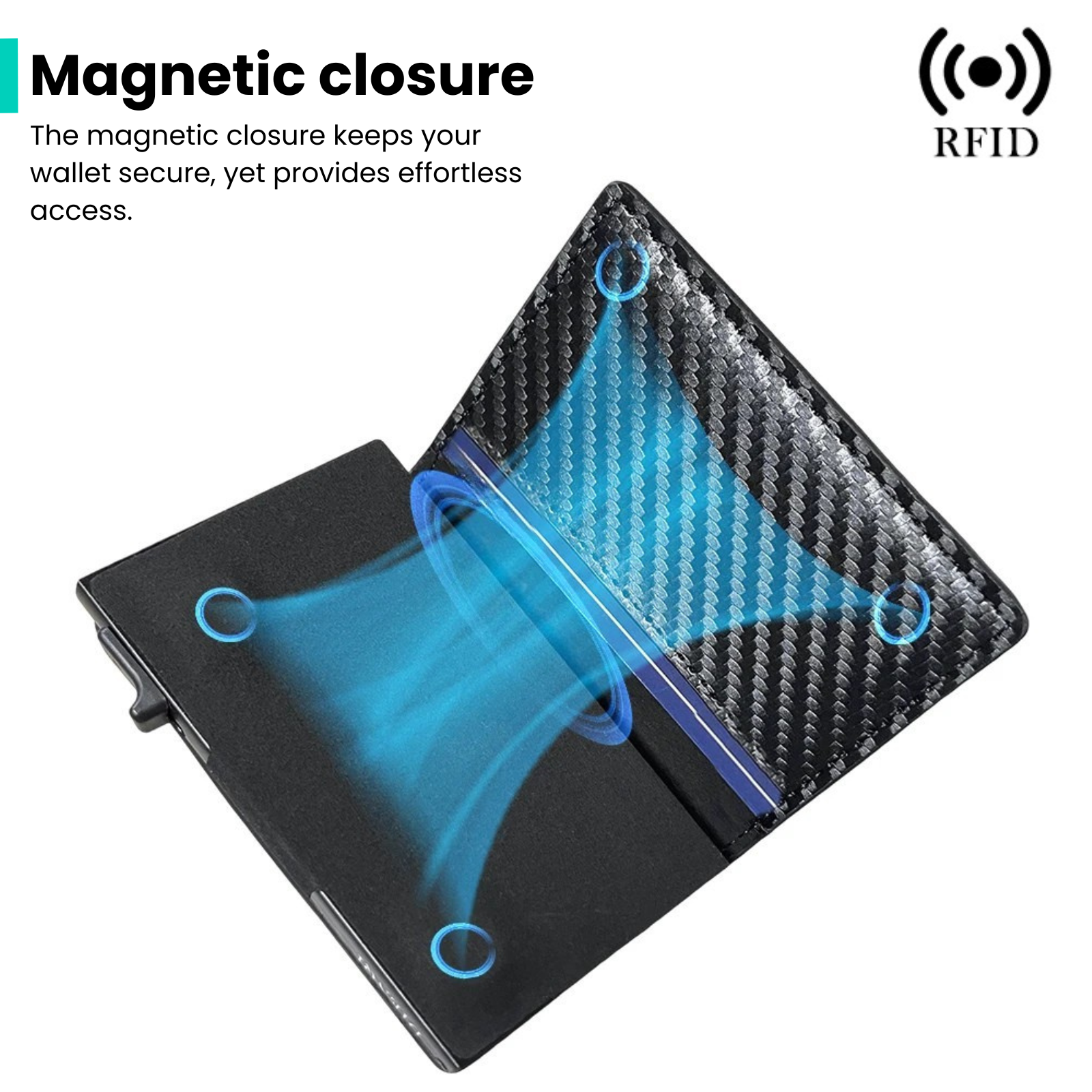 Valu RFID-Blokkerende Magnetische Pasjeshouder