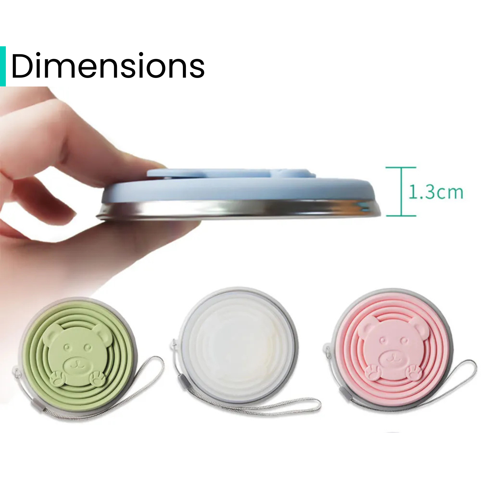 Valu Opvouwbare Reismok van Silicone