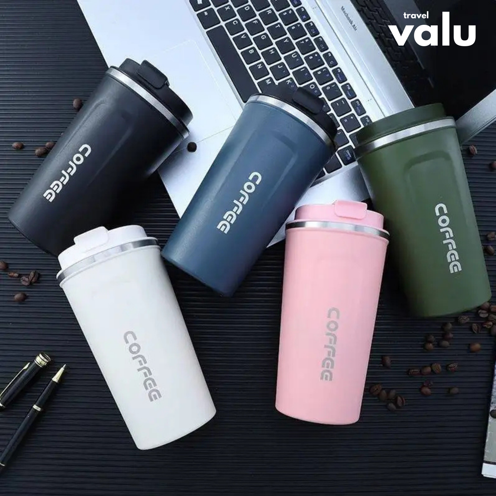 Valu RVS Koffiemok/Thermosfles