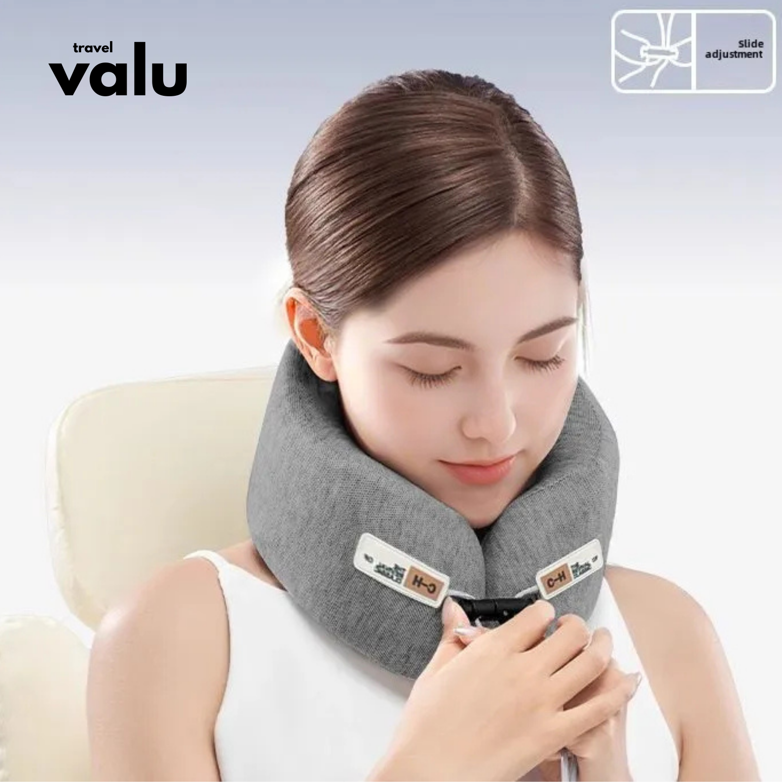 Valu Draagbaar Memory Foam Neksteun
