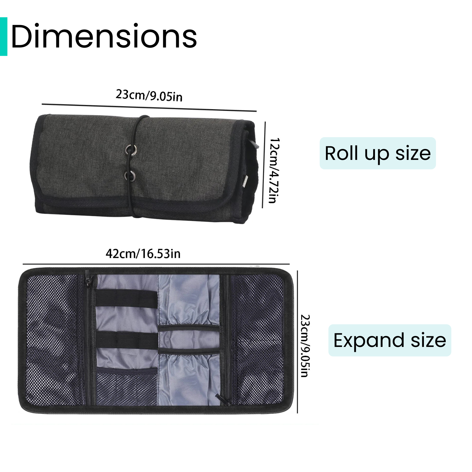 Valu Travel-Friendly Electronics Organizer