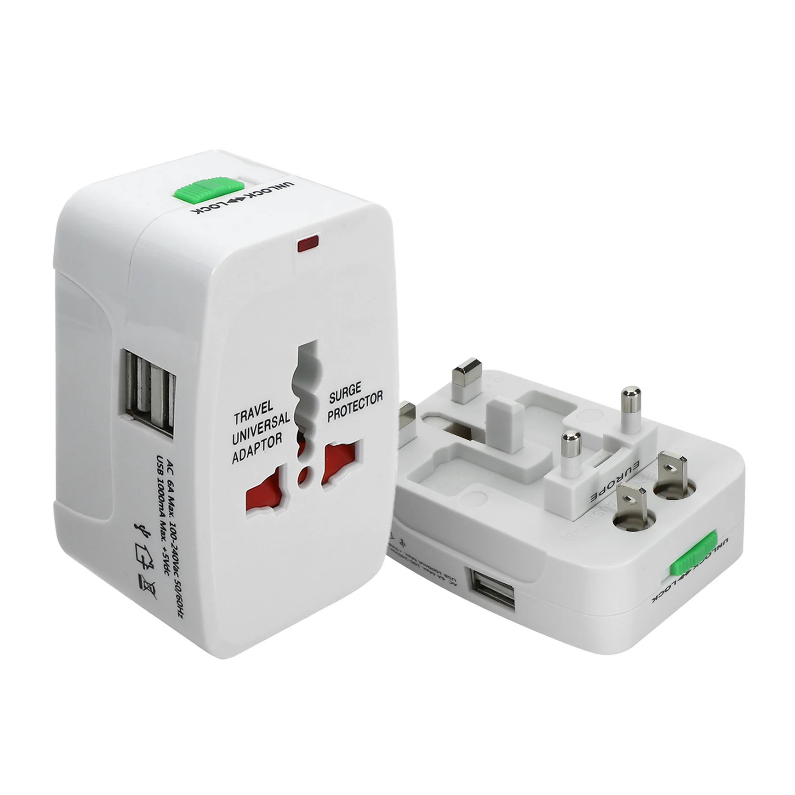 Valu Universal Travel Adapter: Multifunctional Plug with USB Port