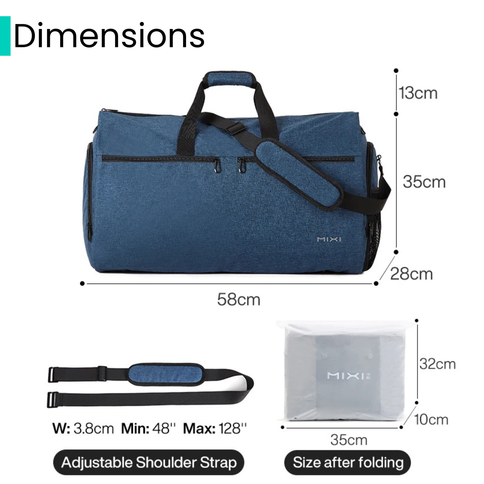 Valu Multifunctionele Kleding Duffelbag