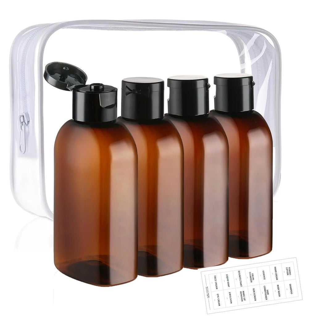 Valu 4-Piece Complete Travel Bottle Set