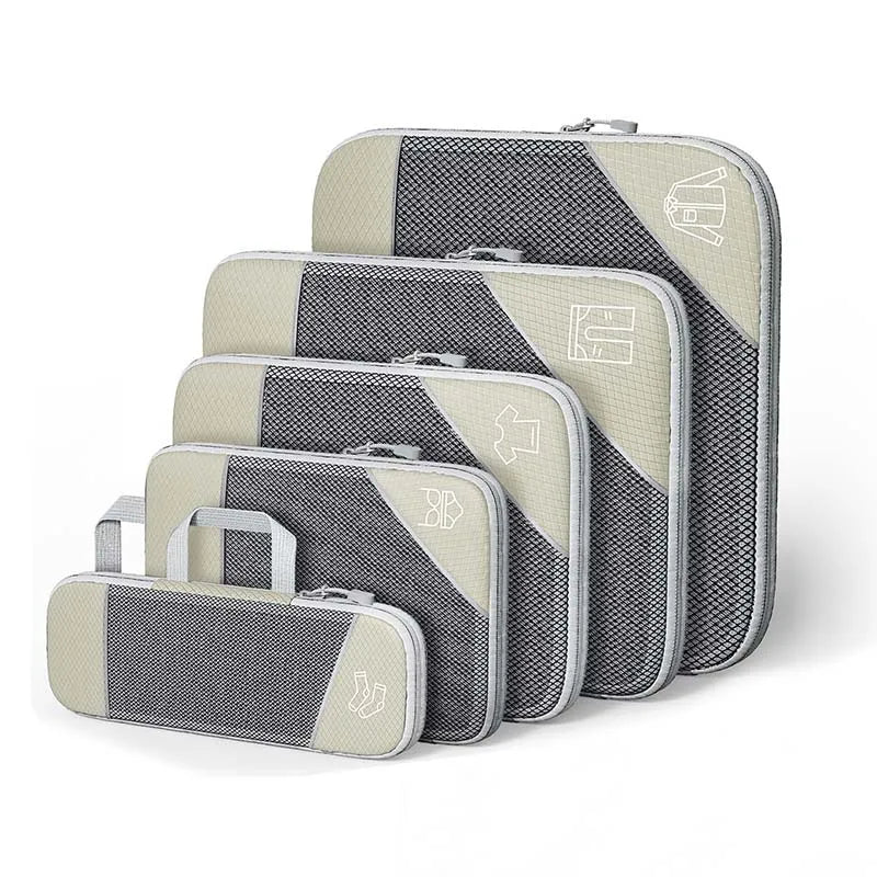 Valu 5-Delige Reisset - Kledingcompressie Cubes