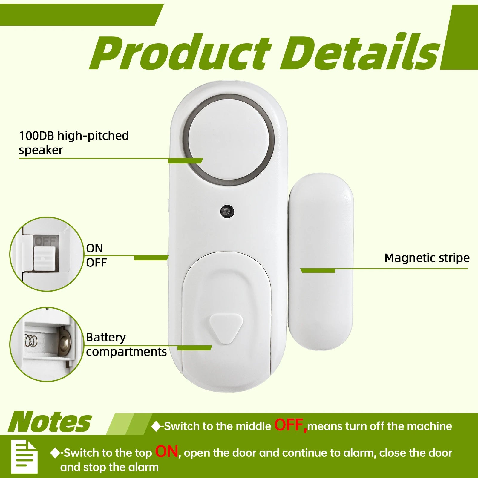 Valu 100dB Deur- & Raamsensor