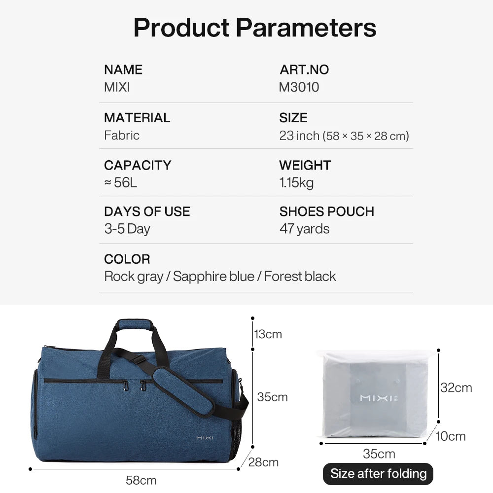 Valu Multifunctionele Kleding Duffelbag