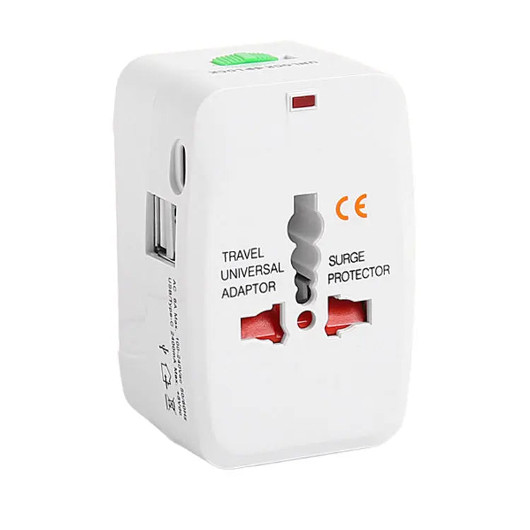 Valu Universal Travel Adapter: Multifunctional Plug with USB Port