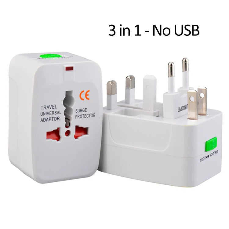 Valu Universal Travel Adapter: Multifunctional Plug with USB Port